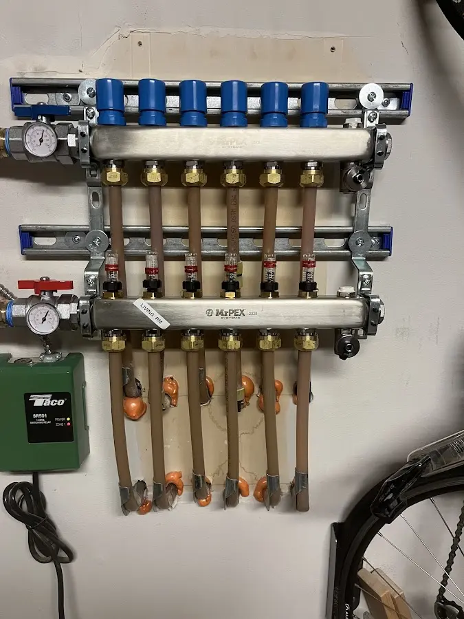 Plumber performing Gas Leak Detection at a residential property in Stepping Stone